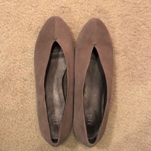 J.Jill gray suede flats